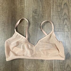 Negative Sieve Triangle Bra, Size 4 Buff Wireless